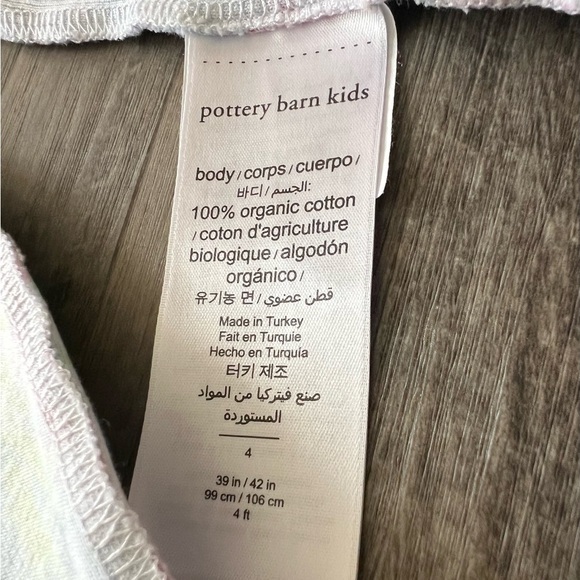 Lilly Pulitzer Pottery Barn Mermaid Cove snug 100% organic cotton pajamas size 4 - Picture 12 of 14